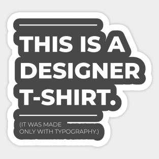 This is Designer Sticker